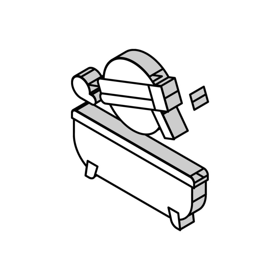 Badezimmer Reparatur isometrisch Symbol Vektor Illustration