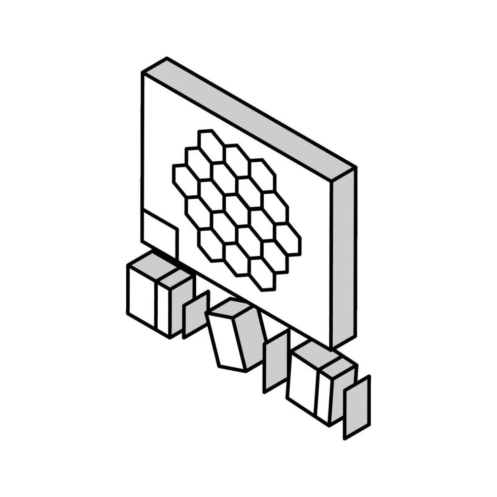 Tween Spiele isometrisch Symbol Vektor Illustration