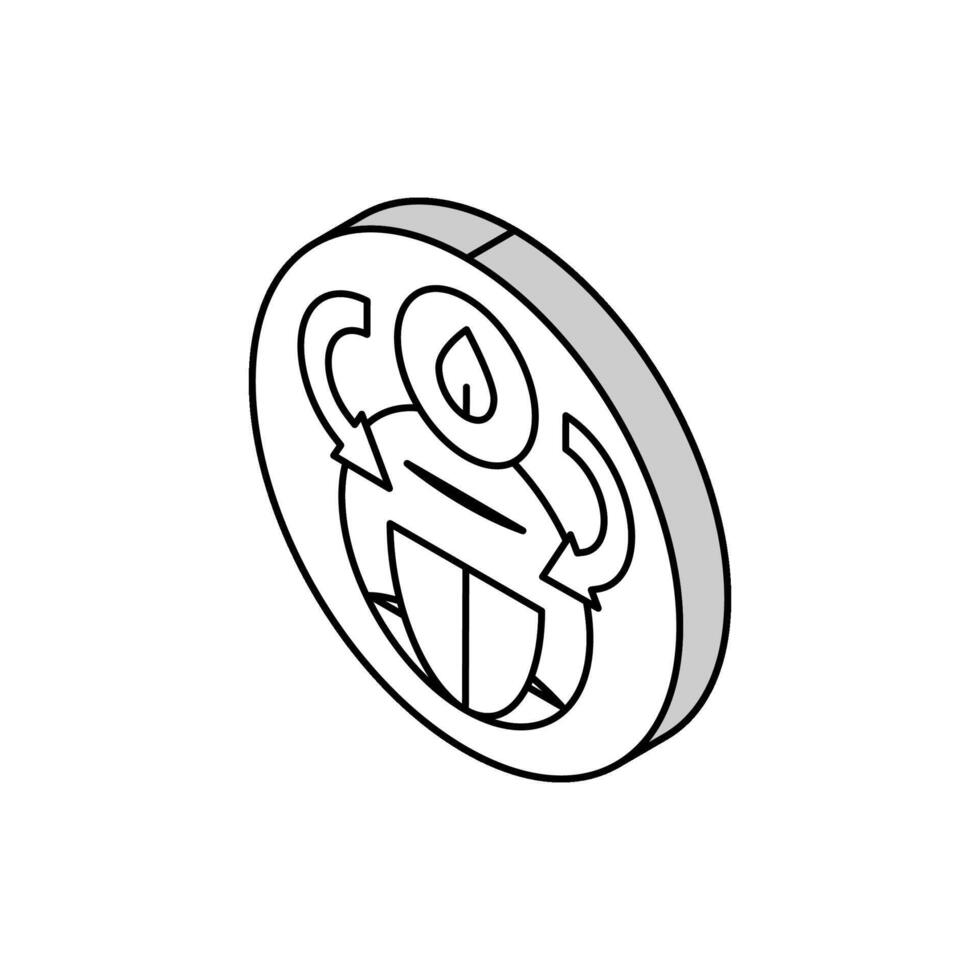 global Ökologie und Umgebung isometrisch Symbol Vektor Illustration