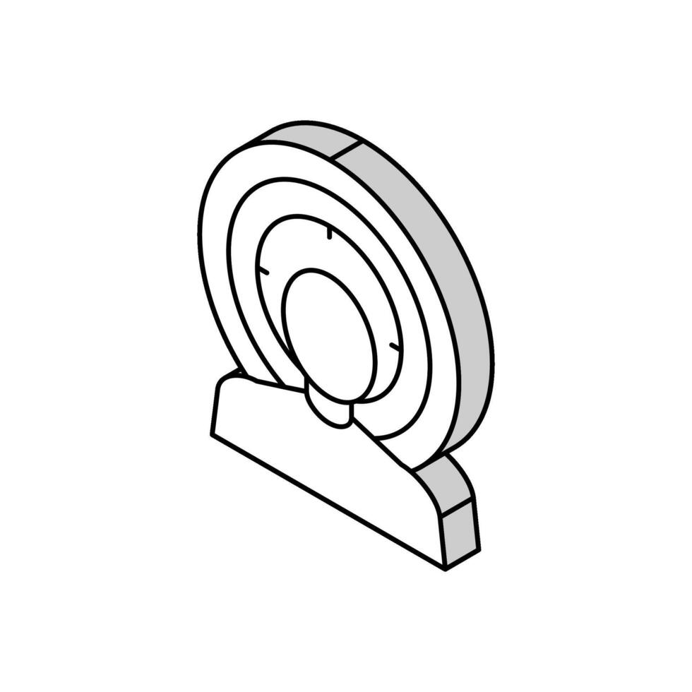 mani psykologisk problem isometrisk ikon vektor illustration