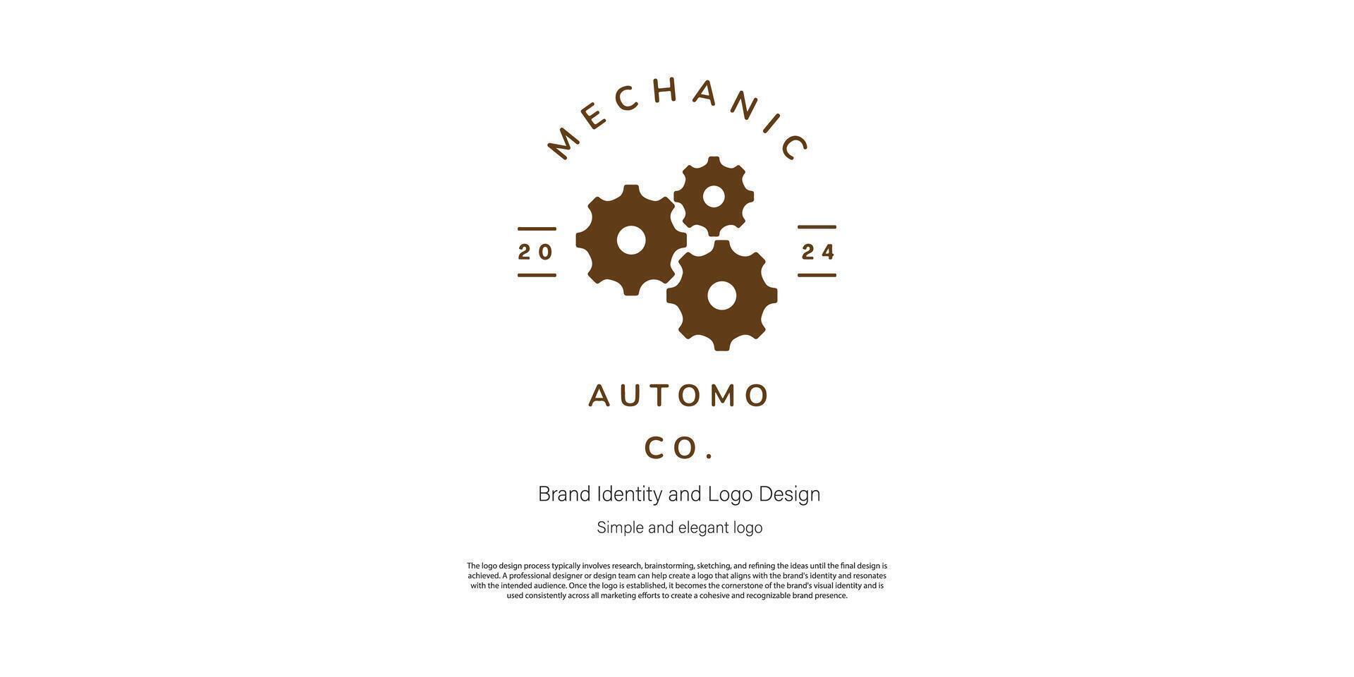 mechanisch amd Automobil Logo Design zum Logo Designer oder Netz Entwickler vektor