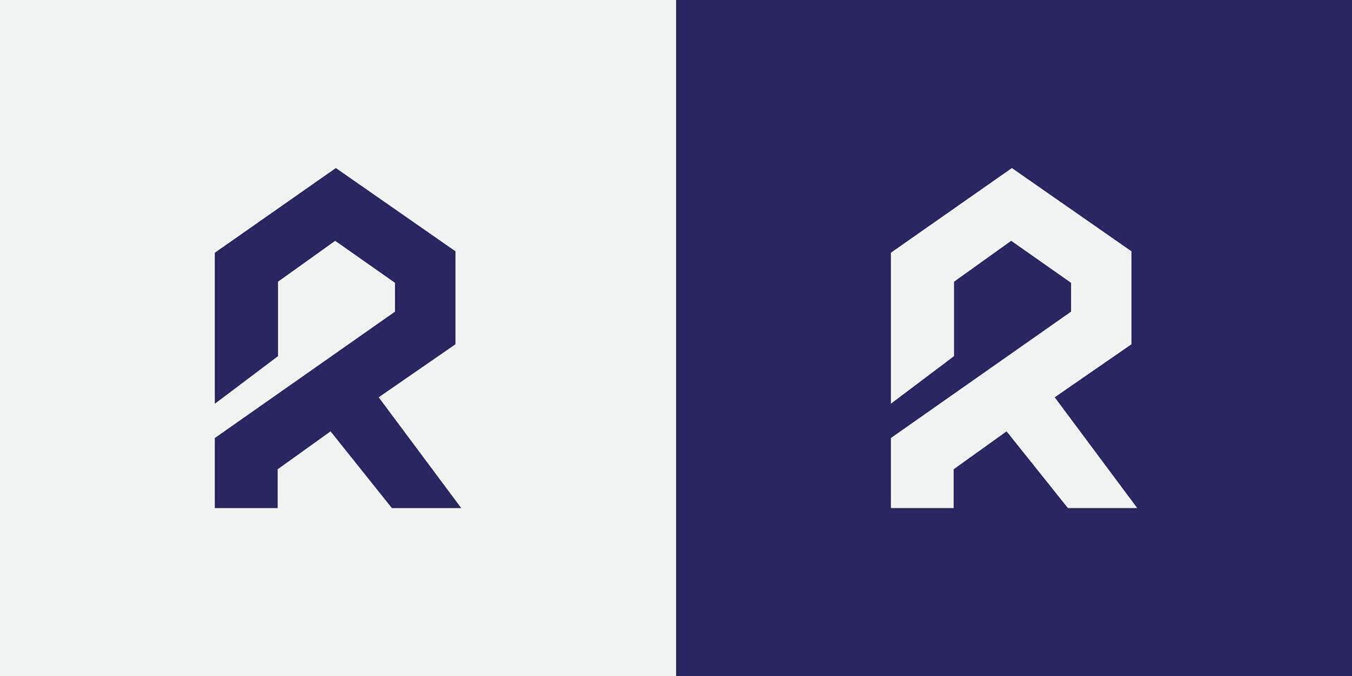 r Logo können Sein verwenden zum Symbol Zeichen Logo vektor