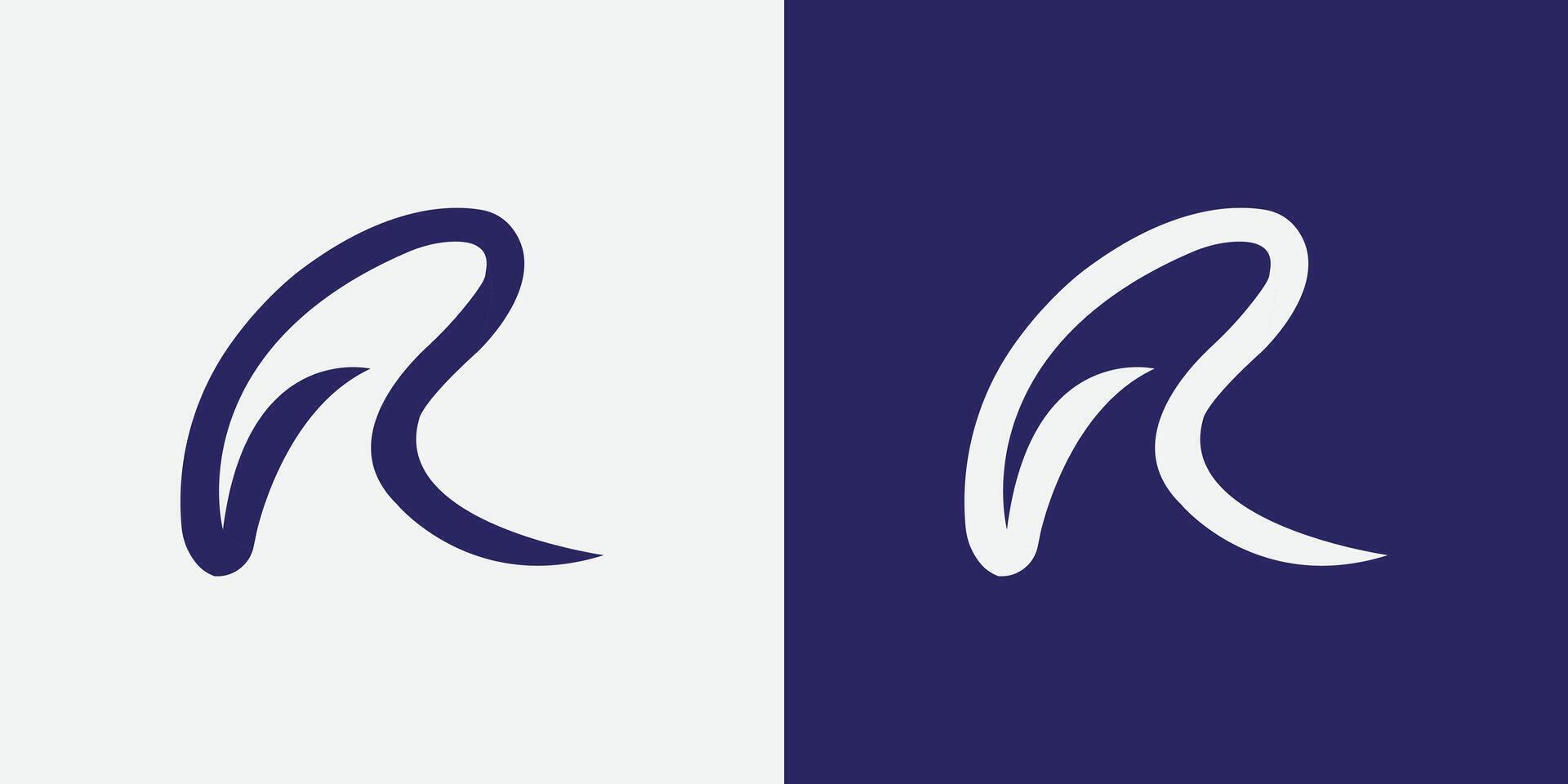 kreativ und modern minimalistisch r Brief Logo Design Vorlage zum verwenden irgendein nett von Geschäft vektor