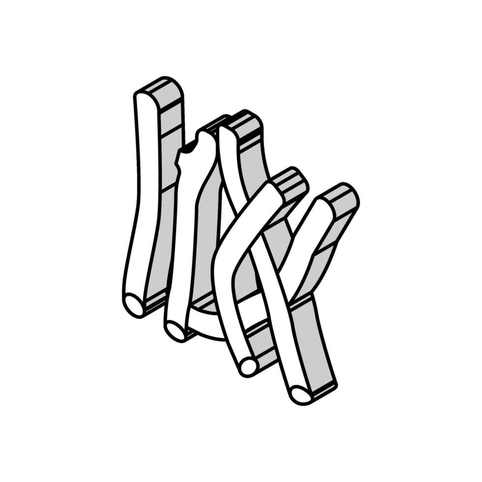 Lakritze Pflanze isometrisch Symbol Vektor Illustration