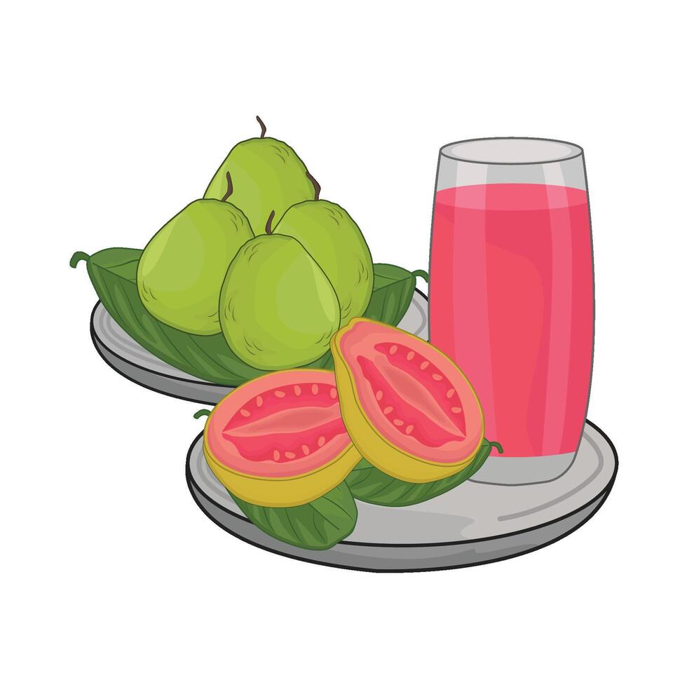 Illustration von Guave Saft vektor