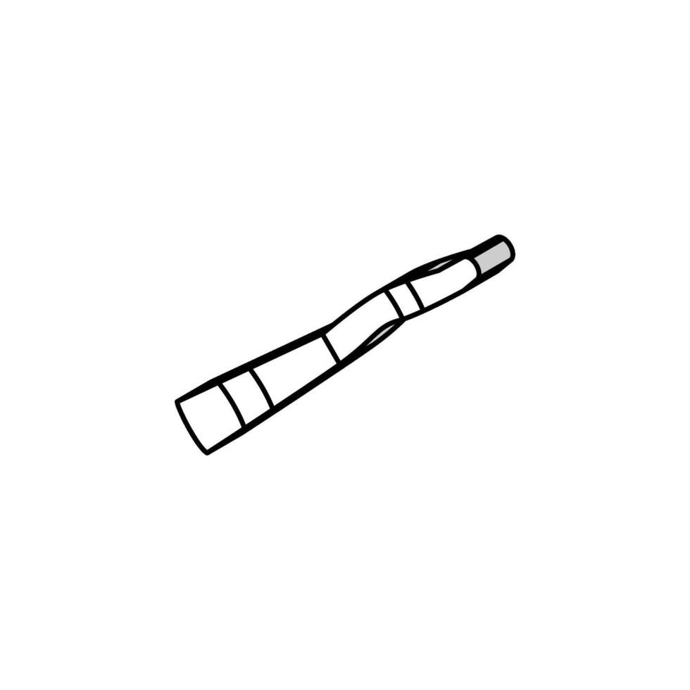 Didgeridoo Musiker Instrument isometrisch Symbol Vektor Illustration