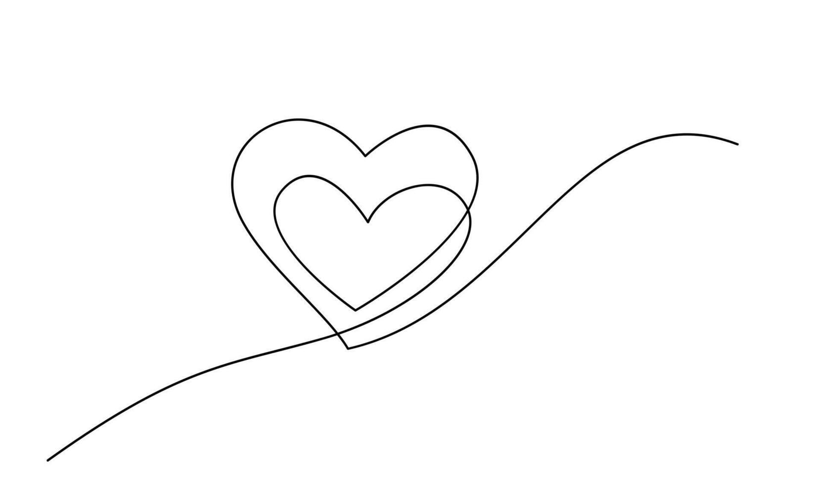 härd kärlek kontinuerlig linje hand skrivning illustration vektor