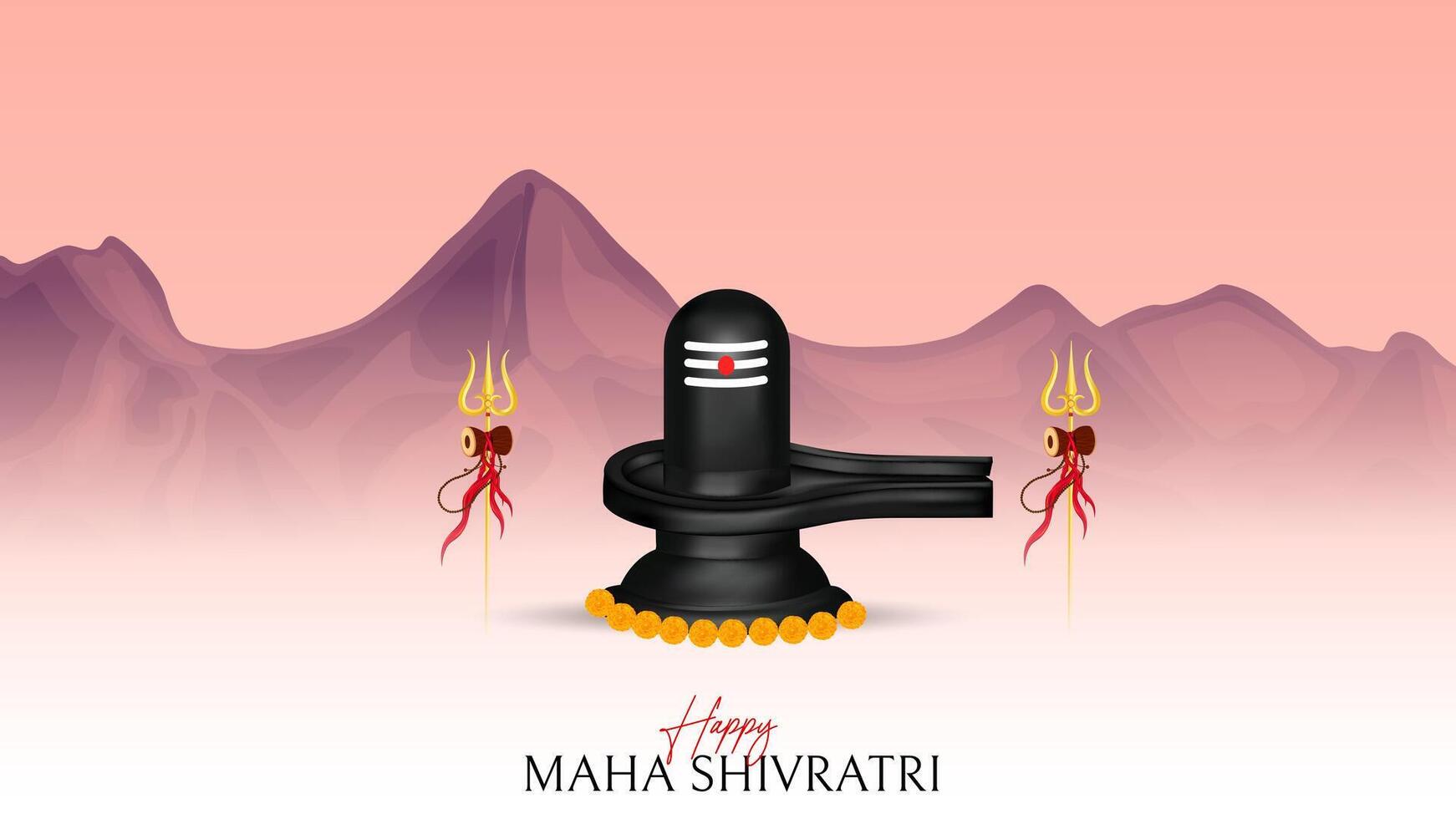 Lycklig maha shivratri maha, shivaratri lyckönskningar, Lycklig maha shivratri social media posta , shivratri webb baner, berättelse, skriva ut vektor