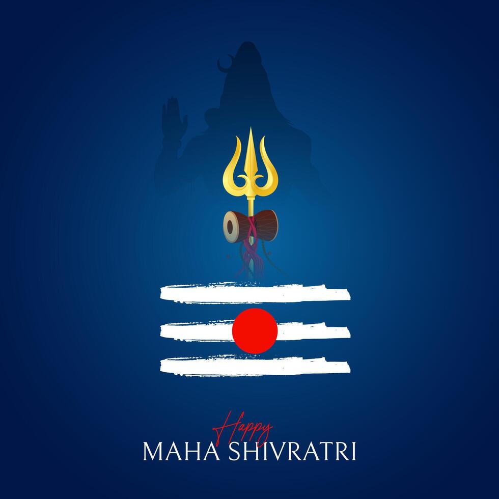 glücklich maha Shivratri maha, Shivaratri wünscht sich, glücklich maha Shivratri Sozial Medien Post , Shivratri Netz Banner, Geschichte, drucken vektor