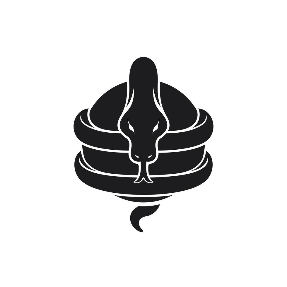 Vektor Logo Kunst zum klein Geschäft Geschäft und Spiel Unternehmen. Schlange Thema Design