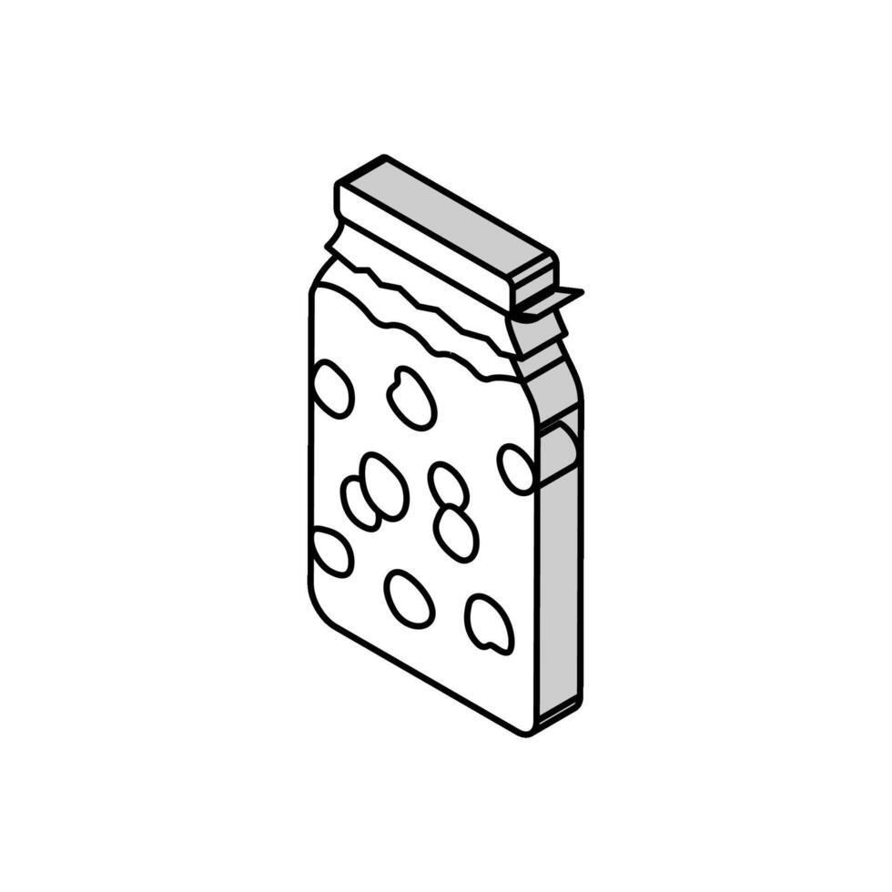 Kirsche Marmelade isometrisch Symbol Vektor Illustration