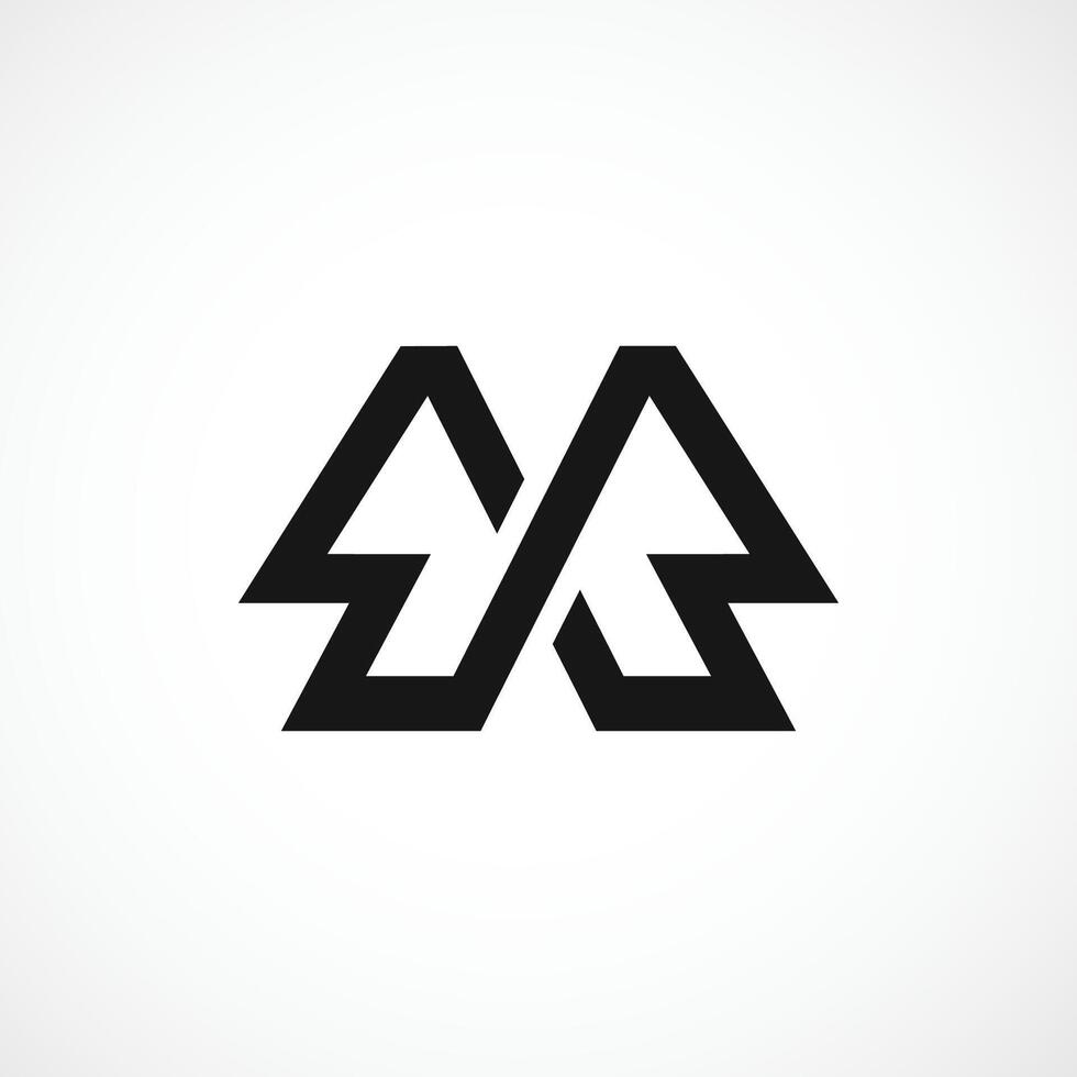 modern m brev logotyp, m abstrakt logotyp design begrepp isolerat vektor mall illustration