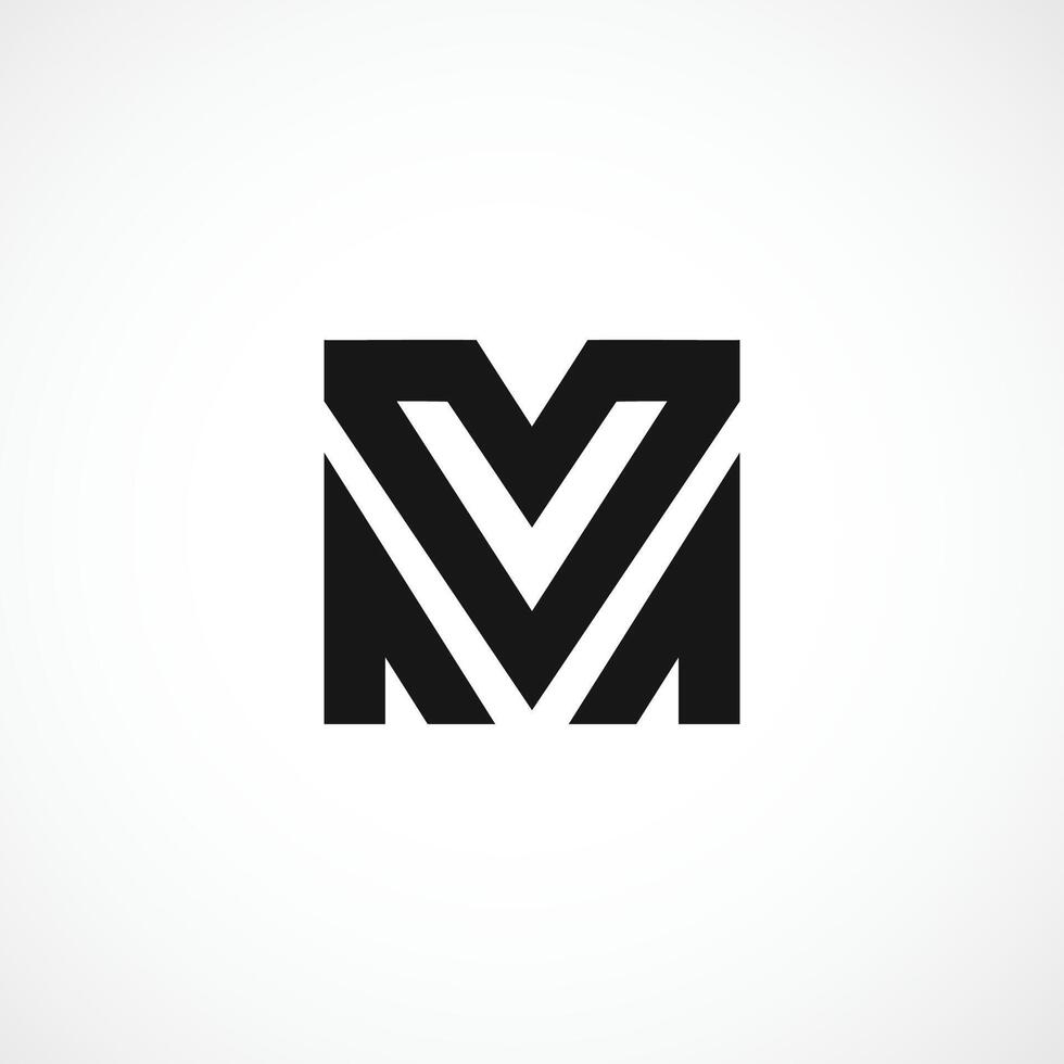 modern m brev logotyp, m abstrakt logotyp design begrepp isolerat vektor mall illustration