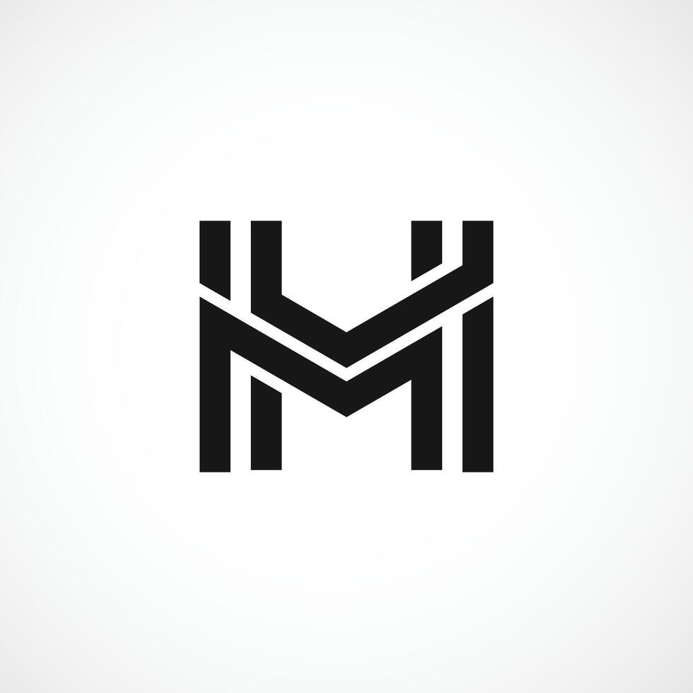 modern m Brief Logo, m abstrakt Logo Design Konzept isoliert Vektor Vorlage Illustration