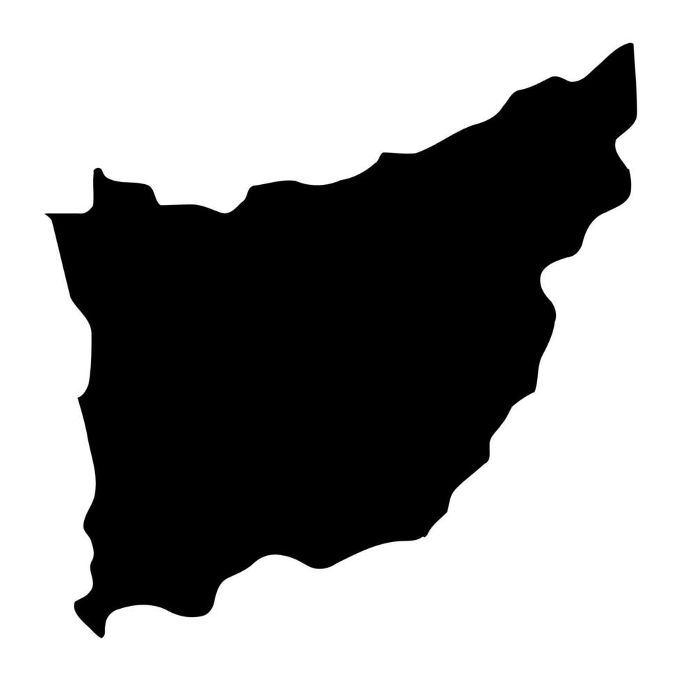 florida avdelning Karta, administrativ division av uruguay. vektor illustration.