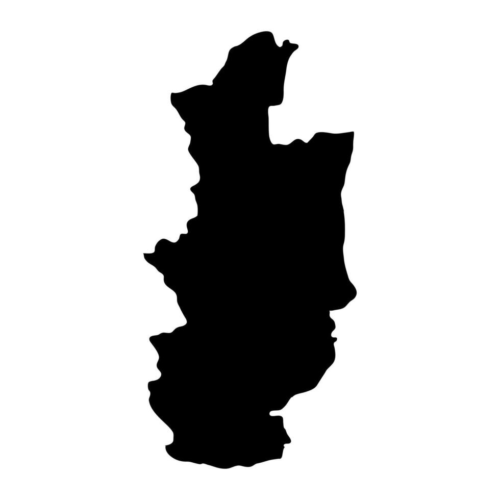 zentral Provinz Karte, administrative Aufteilung von sri lanka. Vektor Illustration.