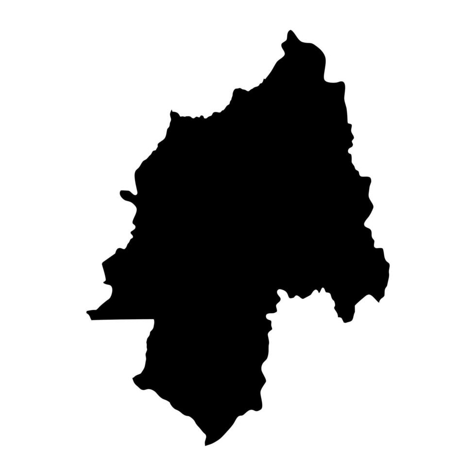 Ouaka Präfektur Karte, administrative Aufteilung von zentral afrikanisch Republik. vektor