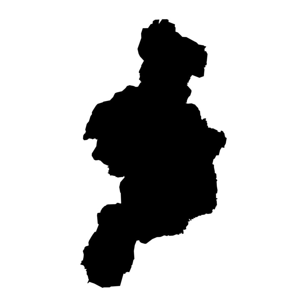 Kordilleren administrative Region Karte, administrative Aufteilung von Philippinen. Vektor Illustration.