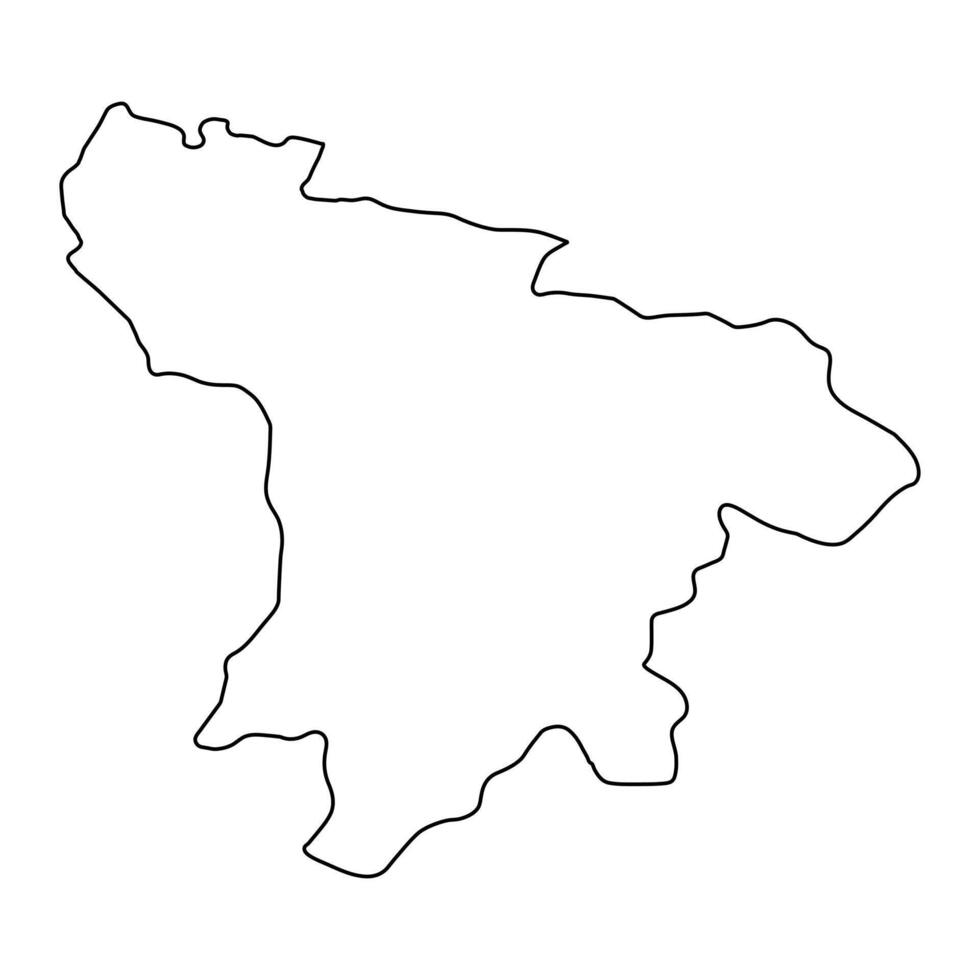 Santo Domingo de los Tsachilas Provinz Karte, administrative Aufteilung von Ecuador. Vektor Illustration.
