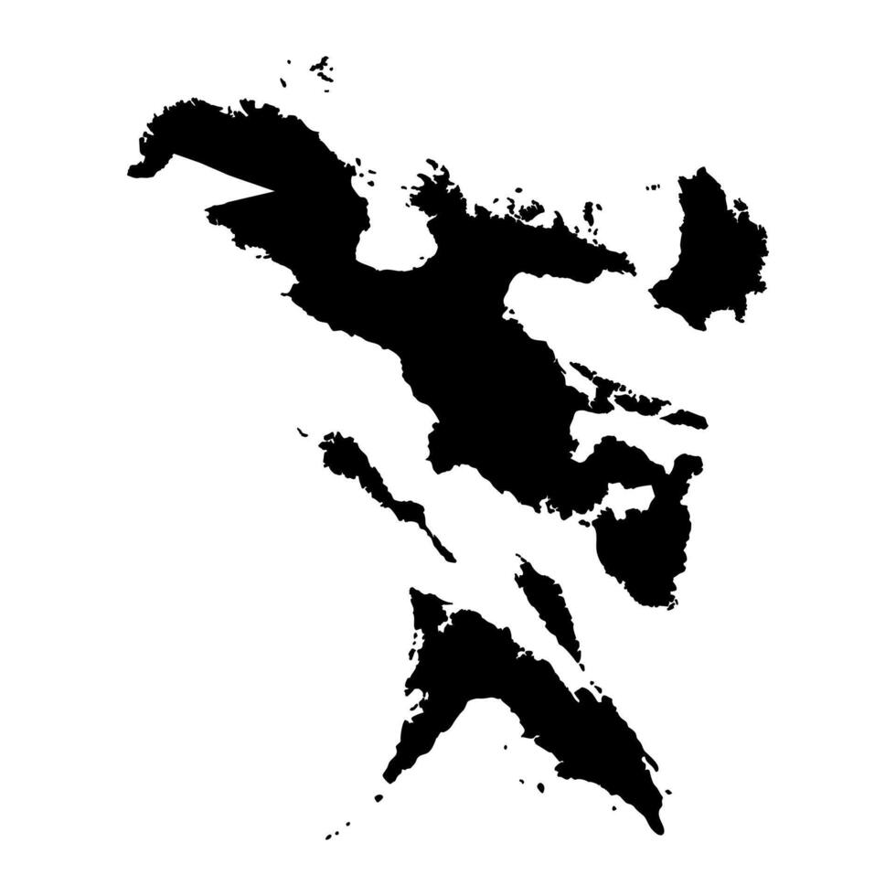 Bicol Region Karte, administrative Aufteilung von Philippinen. Vektor Illustration.