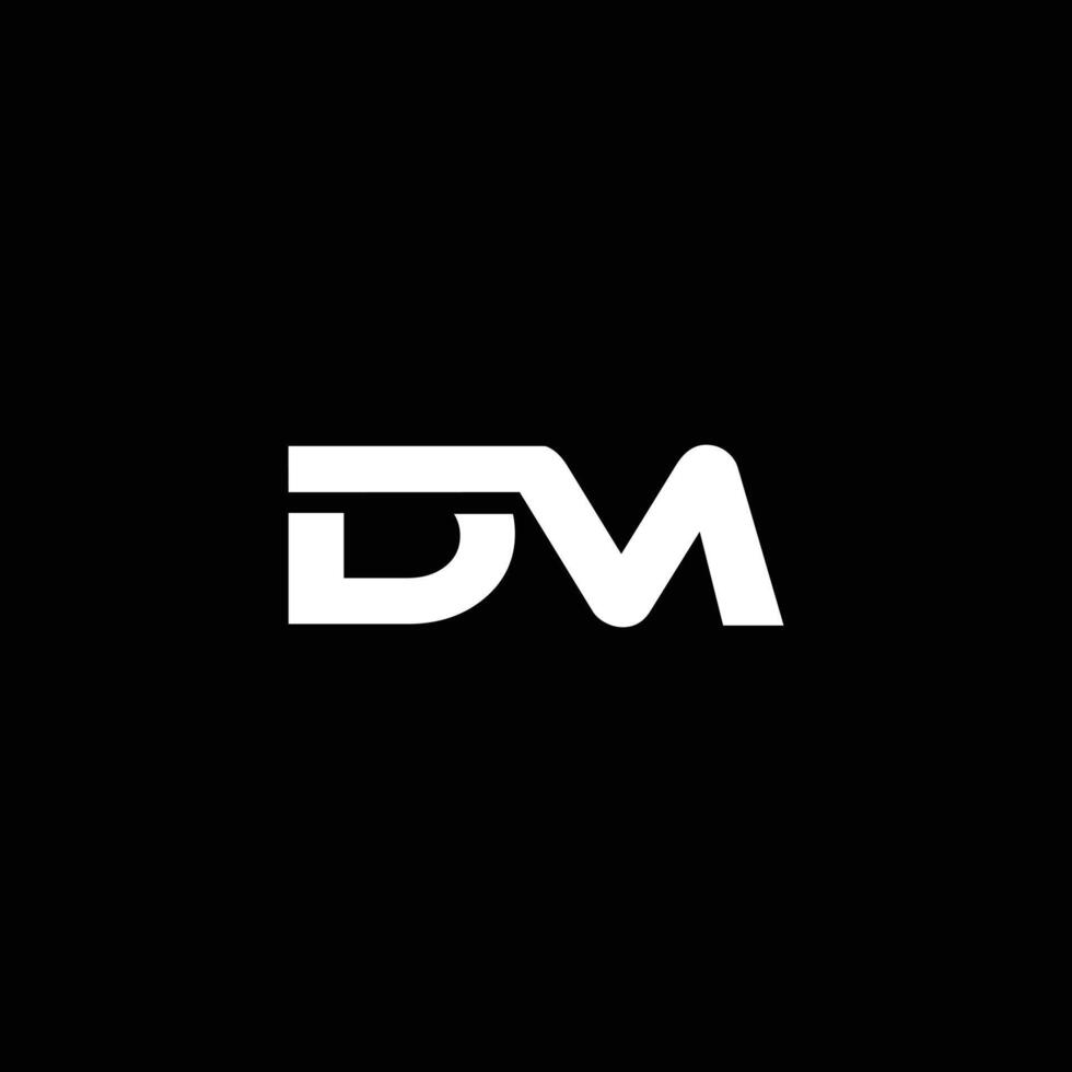 dm kreativ Logo und Symbol Design vektor