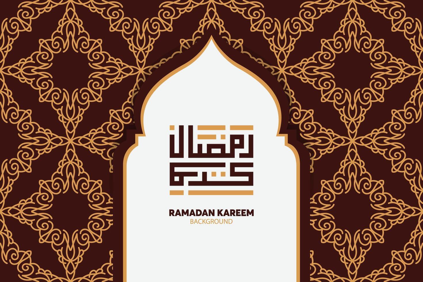 ramadan kareem arabisk kalligrafi. islamiska månaden ramadan i arabisk logotyp hälsningsdesign vektor