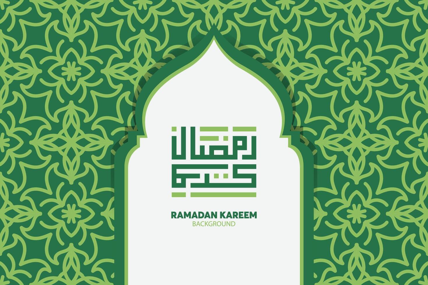 ramadan kareem arabische kalligrafie. islamischer monat ramadan im arabischen logo-grußdesign vektor