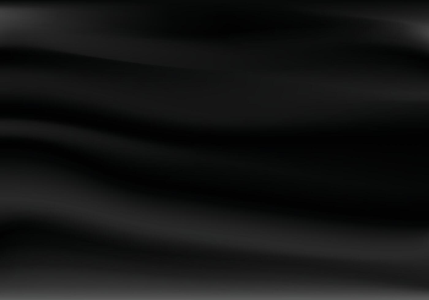 abstrakt Vektor Hintergrund Luxus schwarz Stoff oder Flüssigkeit Welle abstrakt oder schwarz Stoff Textur Hintergrund. Stoff Sanft Welle. Falten von Satin, Seide, und Baumwolle. verwenden zum Flagge. Illustration eps 10.