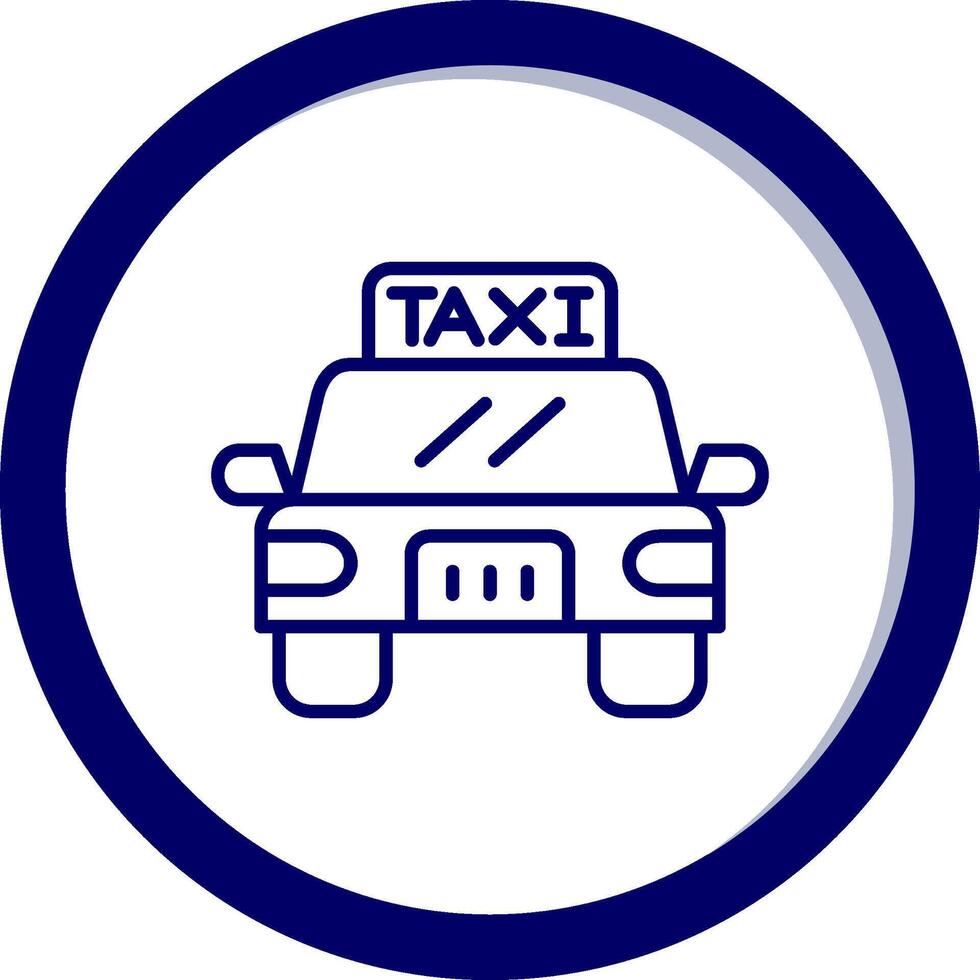 Taxi-Vektor-Symbol vektor