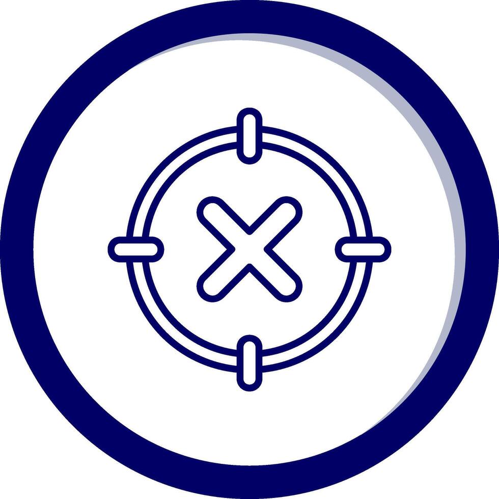 Nein Konzentration Vektor Symbol