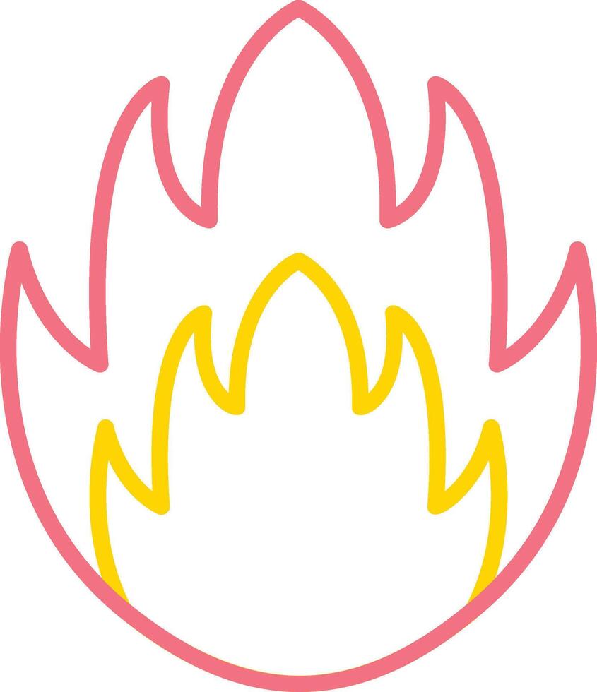 Symbol für Feuervektor vektor