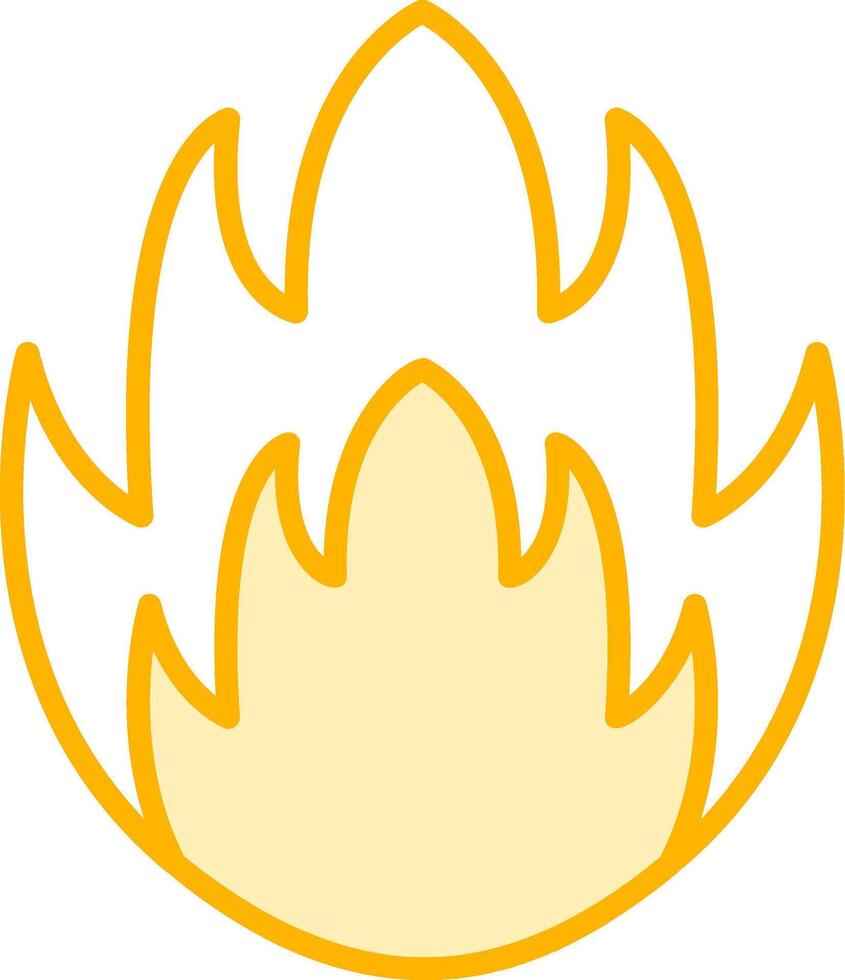 Symbol für Feuervektor vektor