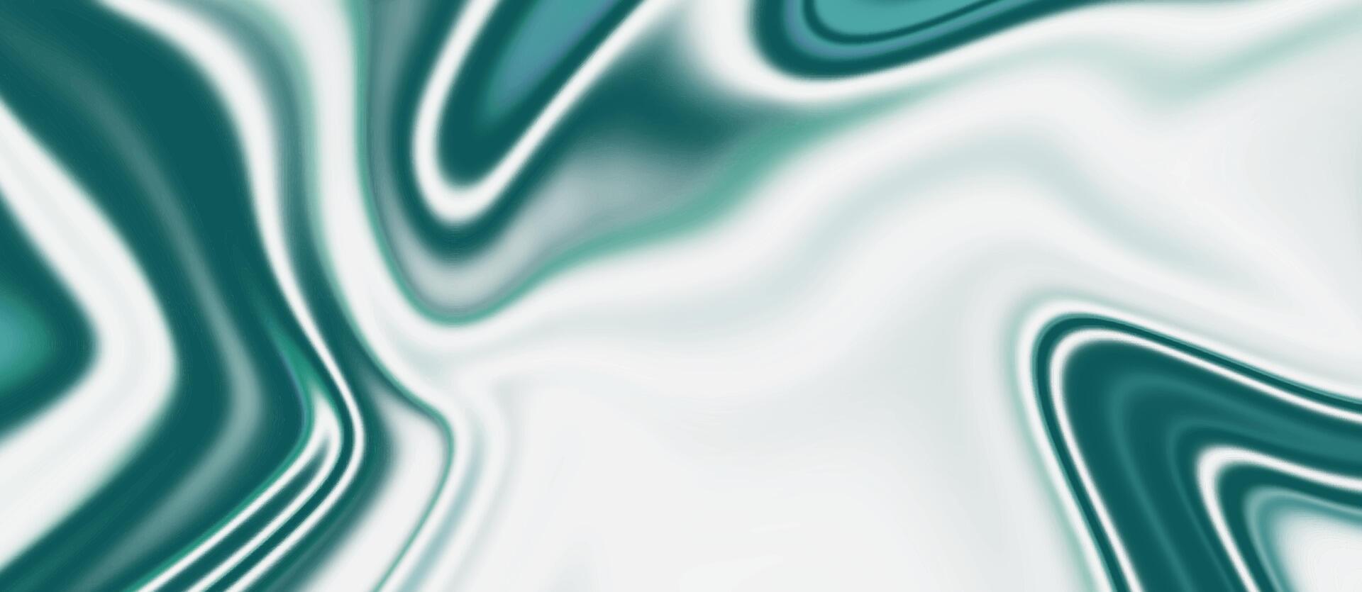 abstrakt Grün Blau verflüssigen Hintergrund Textur. bunt Blau Flüssigkeit vektor