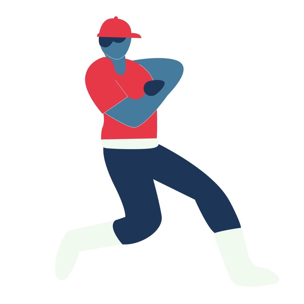 baseboll spelare samling illustrationer vektor