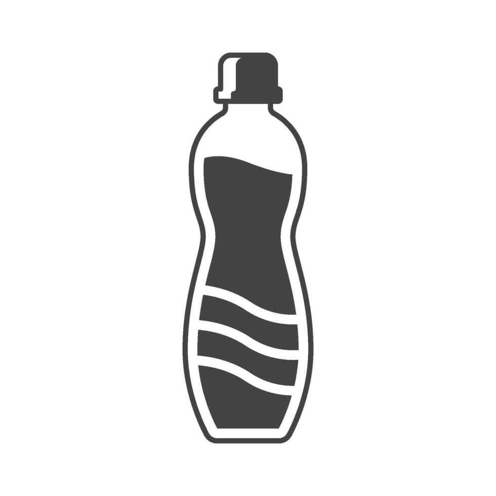 vatten flaska ikon design vektor mall