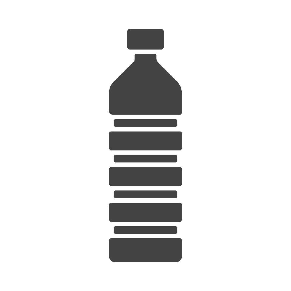 Wasser Flasche Symbol Design Vektor Vorlage