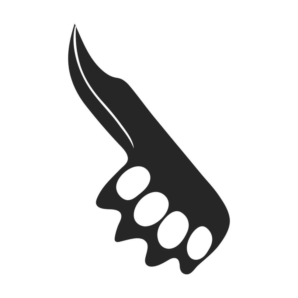 Hand gezeichnet Messer Vektor Illustration