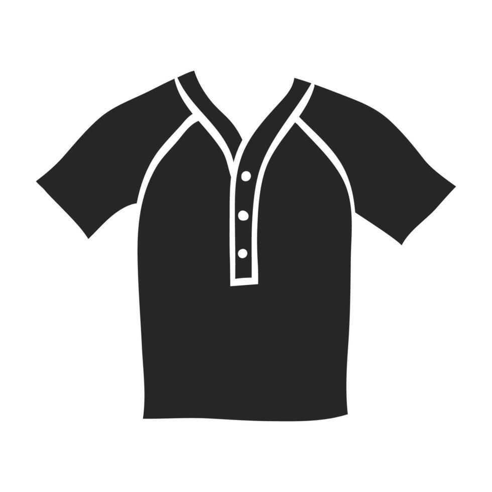 Hand gezeichnet Baseball Jersey Vektor Illustration