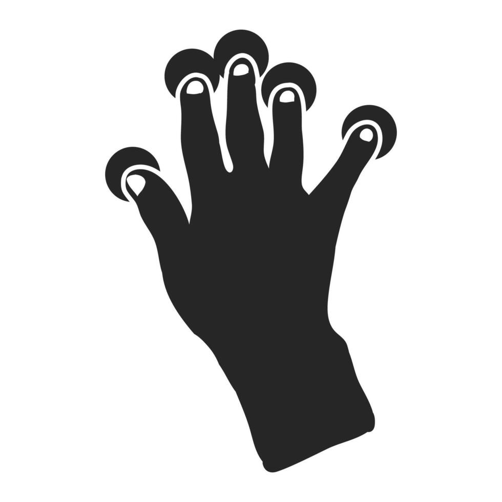 Hand gezeichnet Touchpad Finger Geste Vektor Illustration