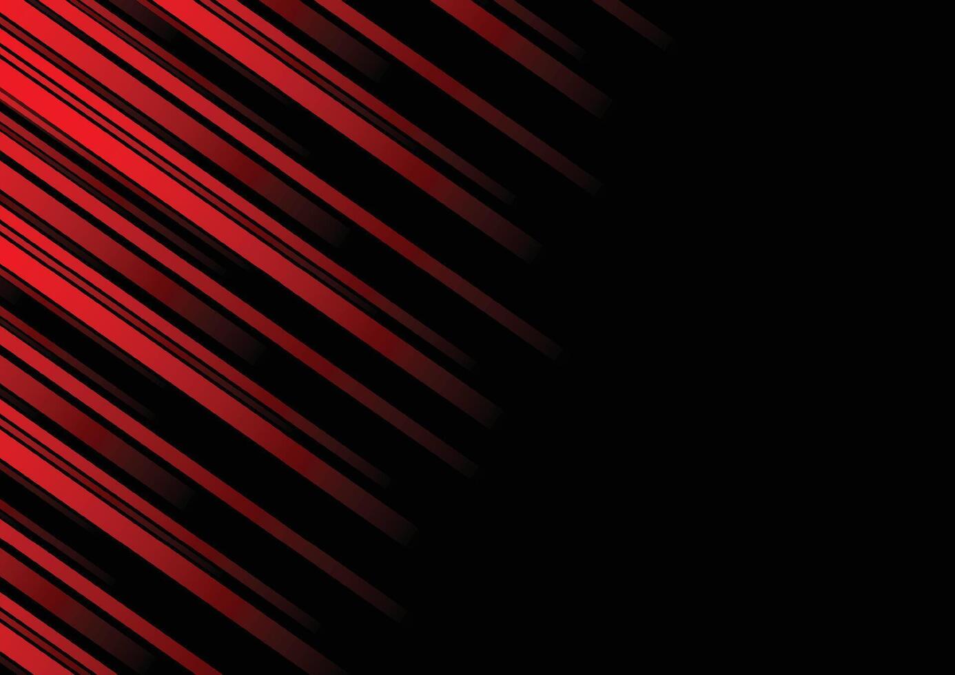 abstrakte rote linie und schwarzer hintergrund für visitenkarte, cover, banner, flyer. Vektor-Illustration vektor