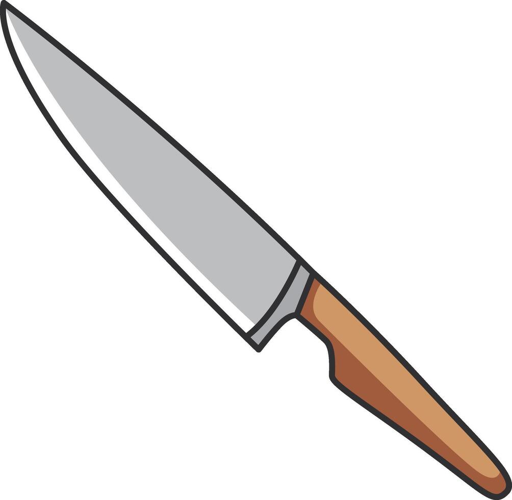 kockens kniv ikon. kök redskap och laga mat tema. isolerat design. vektor illustration