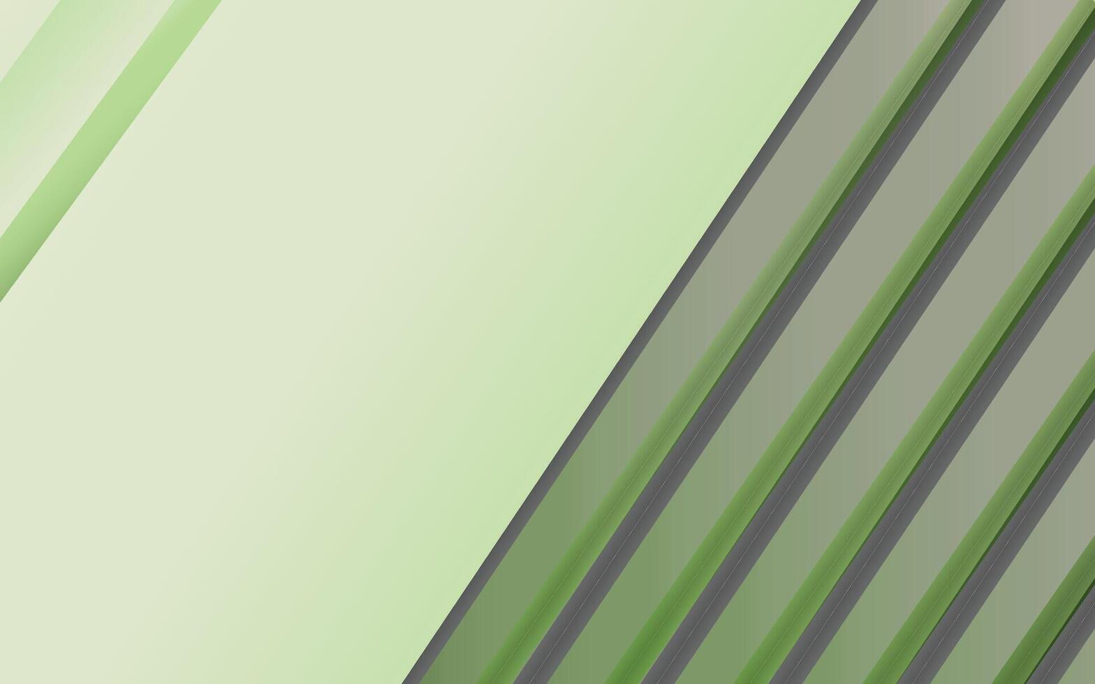 grön och grå randig bakgrund med en grön rand vektor