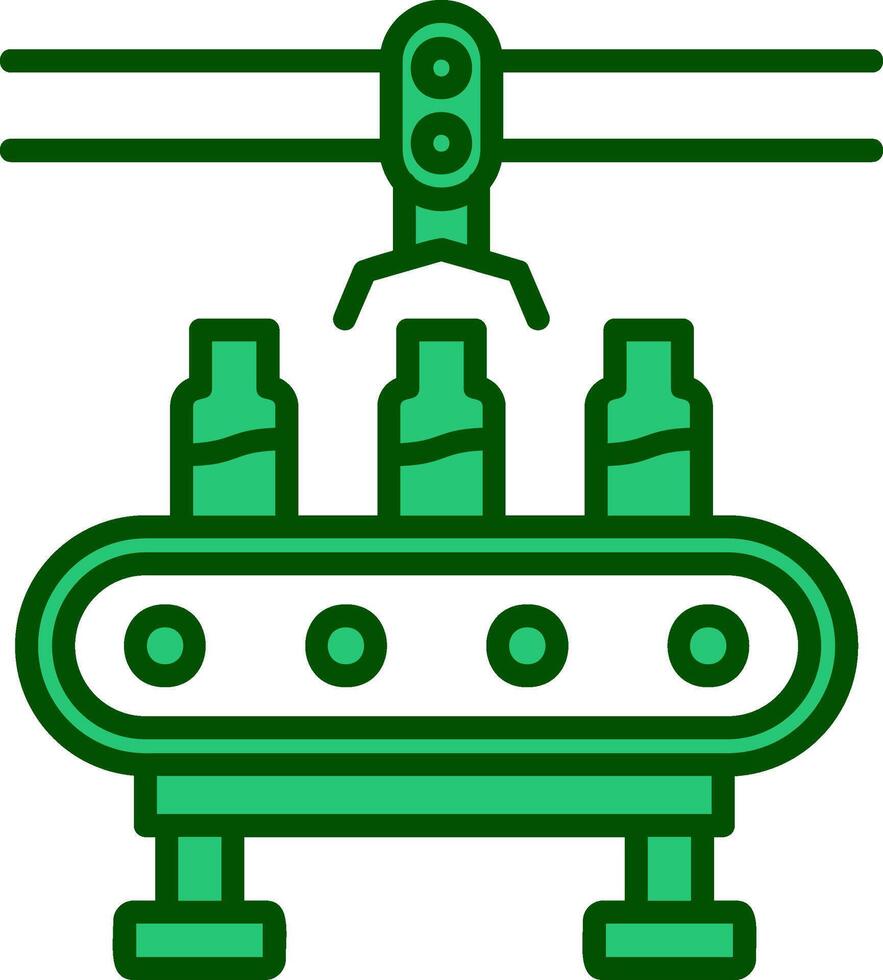 vatten fabrik vektor ikon