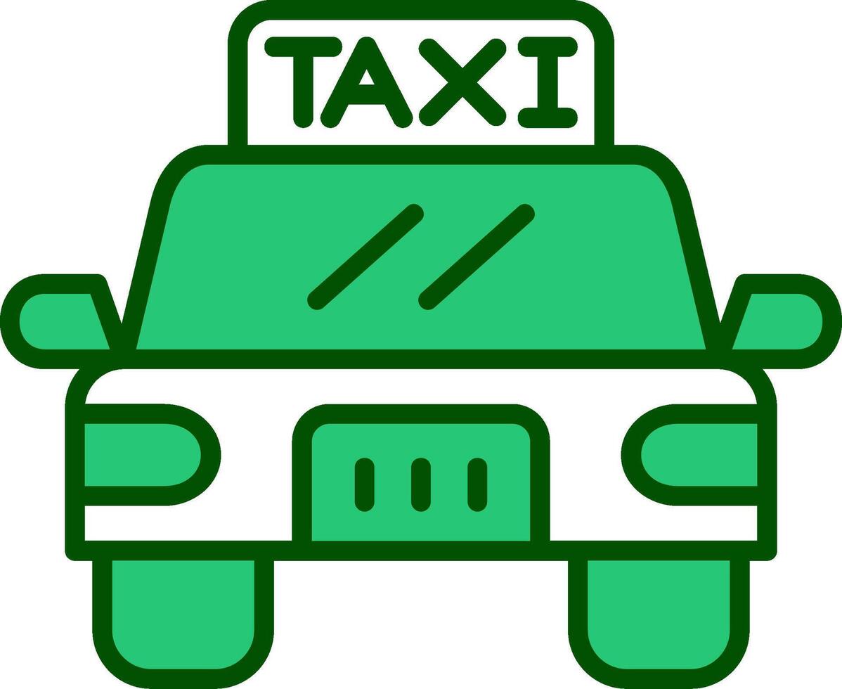 Taxi-Vektor-Symbol vektor