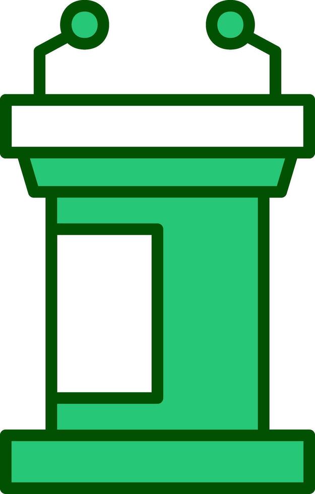 Podium-Vektor-Symbol vektor