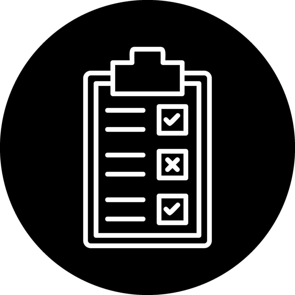 Checkliste Vektor Icon