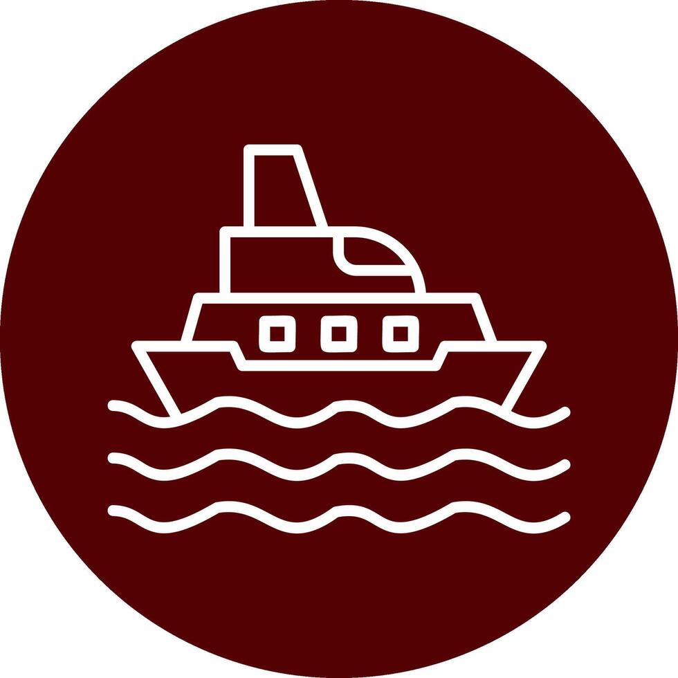 fartyg vektor ikon