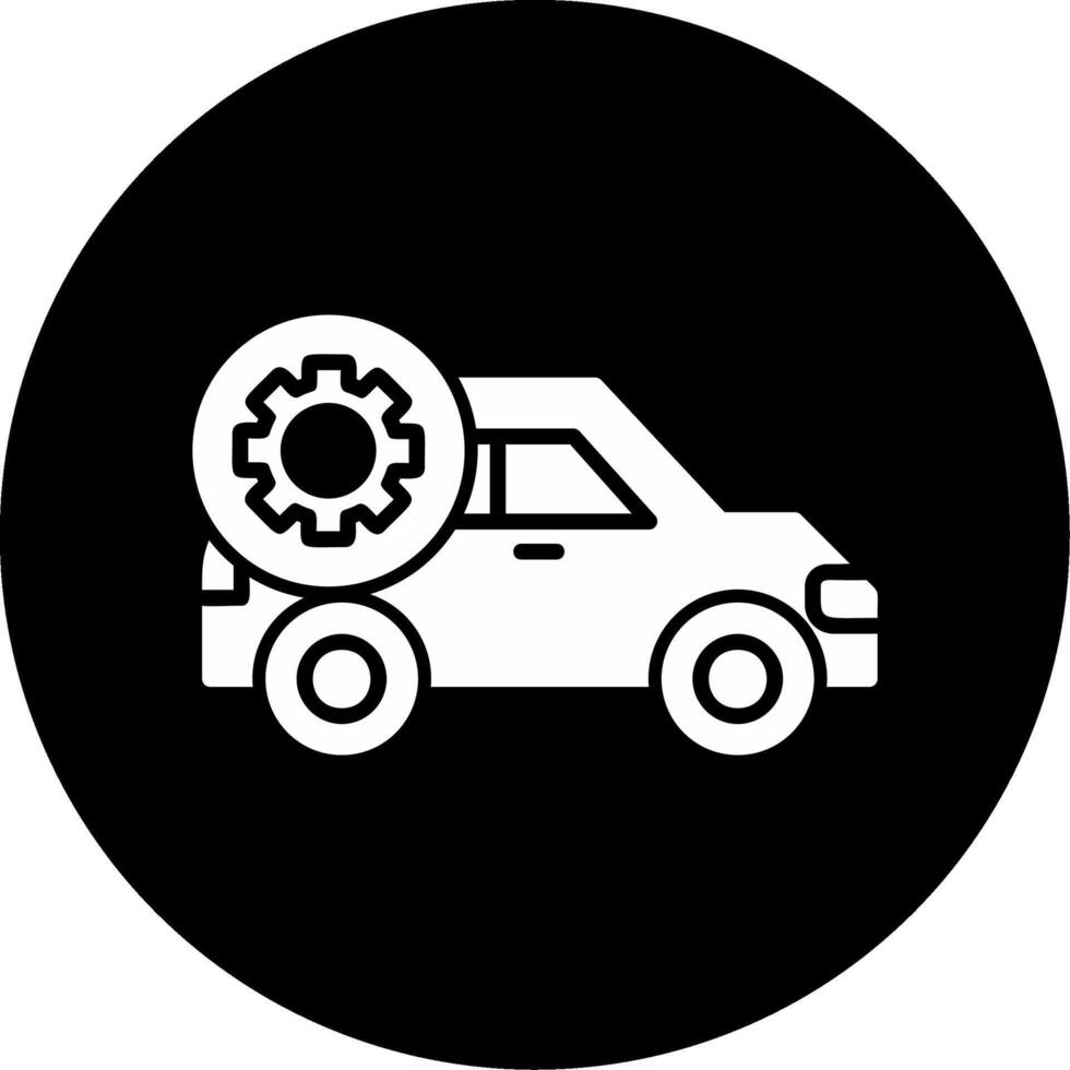 Vektorsymbol für die Autoeinstellung vektor