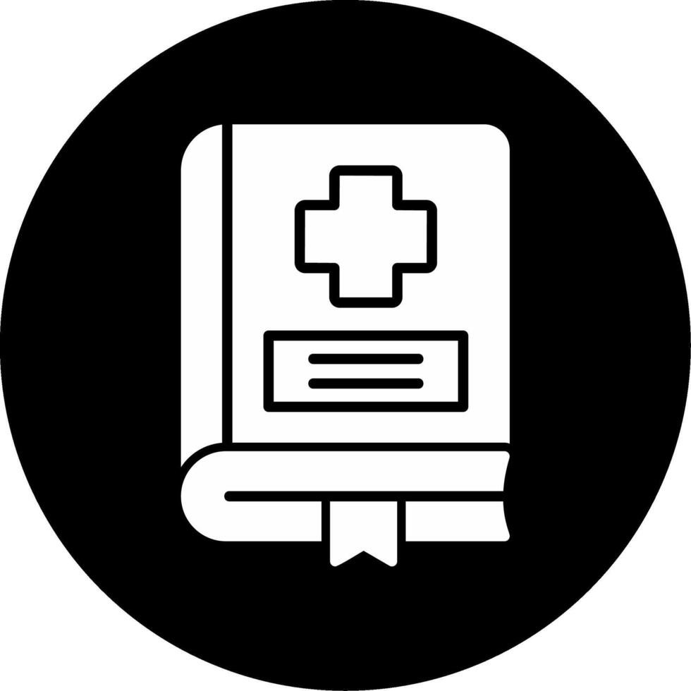 medicinsk bok vektor ikon