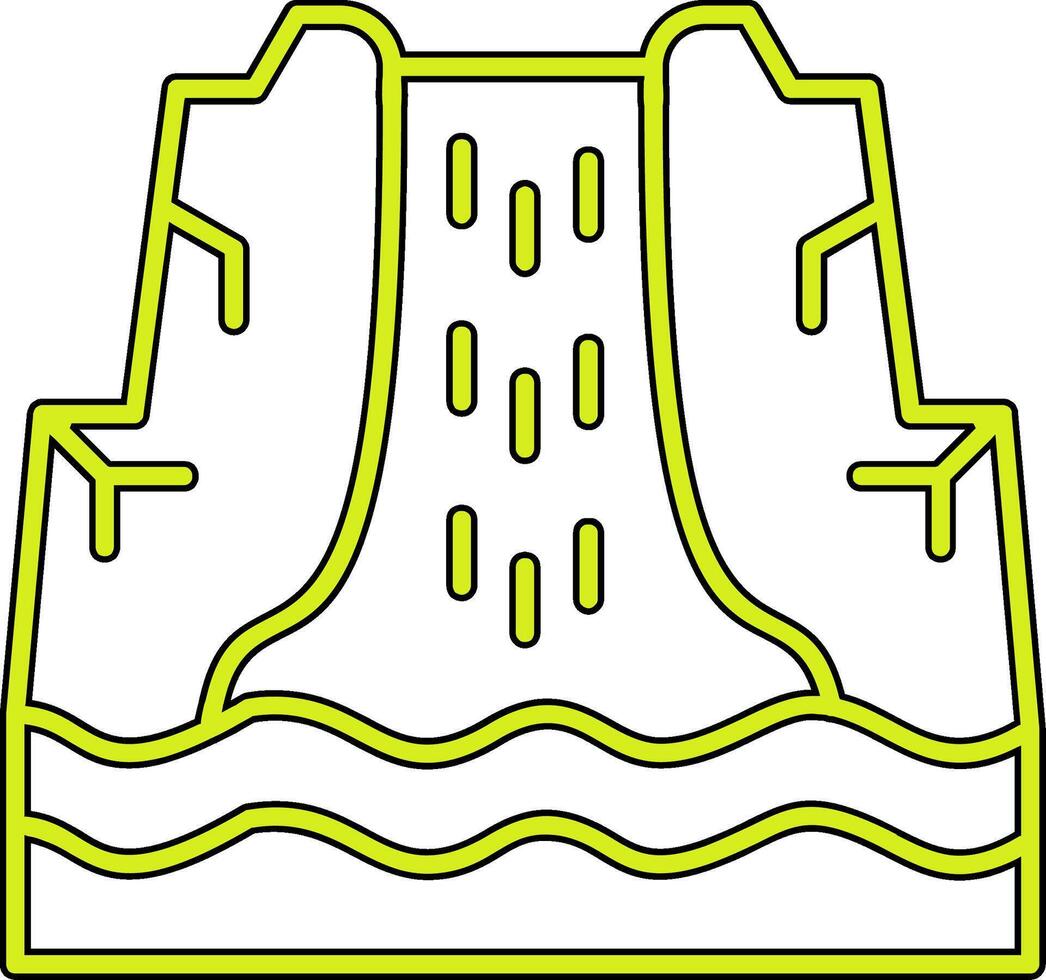 Wasserfal Vektor Symbol